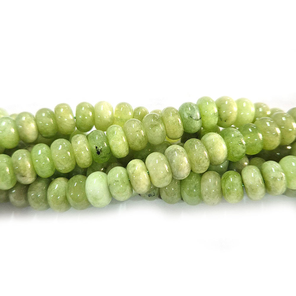 8x5mm Smooth Rondelle Agate Beads with rich natural color and polished finish. Perfect for bracelets, necklaces, and all jewelry making projects. Ideal for designers and DIY creators. Sold Per Line, approx 74~75 beads