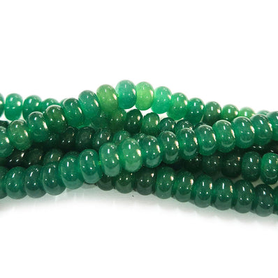 8x5mm Smooth Rondelle Agate Beads with rich natural color and polished finish. Perfect for bracelets, necklaces, and all jewelry making projects. Ideal for designers and DIY creators. Sold Per Line, approx 74~75 beads