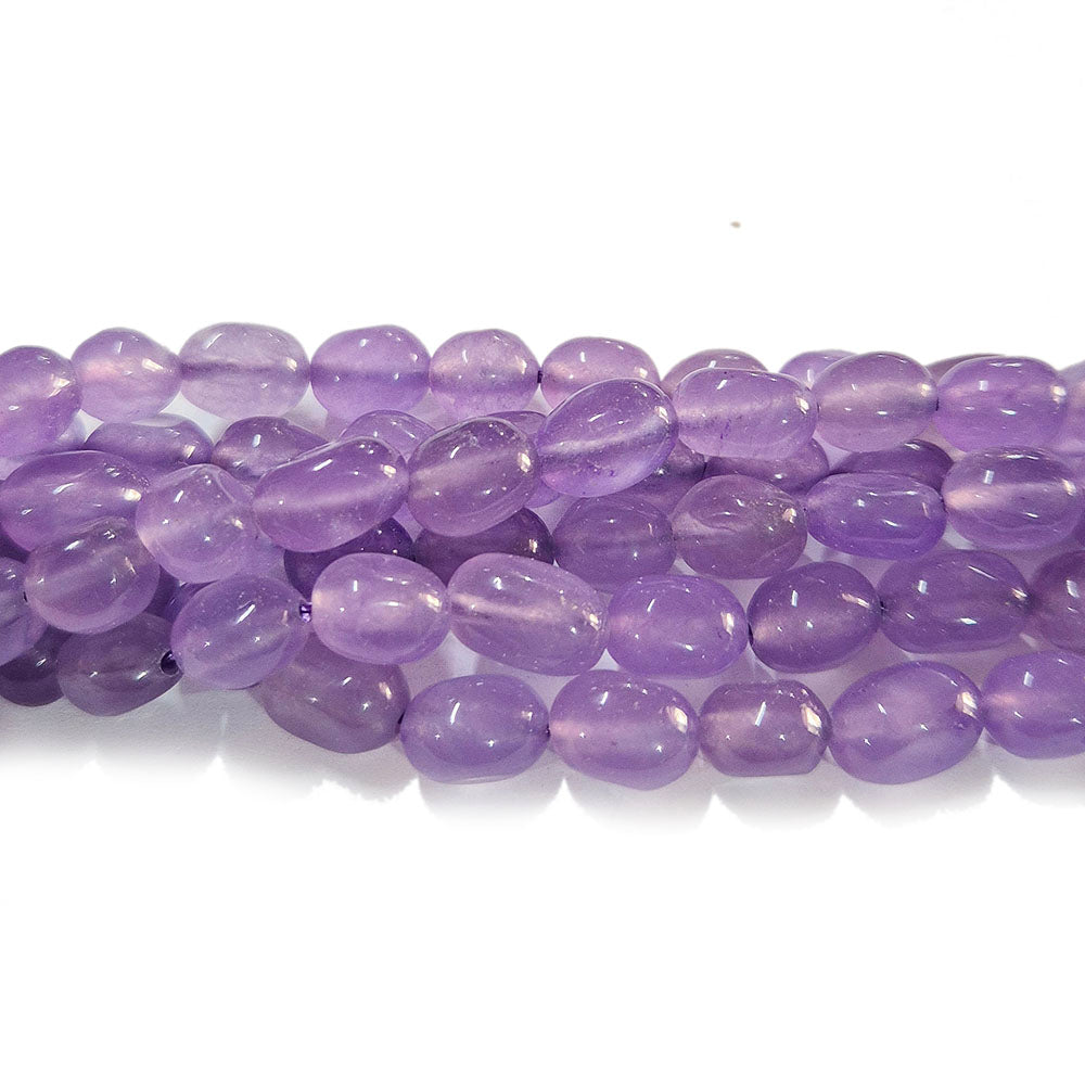 Agate Beads, 7x9mm Puffed Oval Beads with a smooth polished finish, perfect for bracelets, necklaces, and creative jewelry making. Lightweight, stylish, and ideal for designers and DIY projects Sold Per Line, approx 46~47 beads