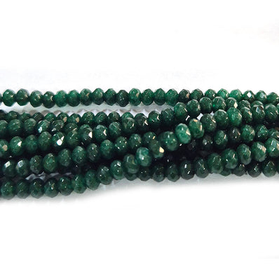4mm Faceted Rondelle Agate Beads with a sparkling cut, ideal for delicate bracelets, necklaces, and premium jewelry making. Durable, elegant, and perfect for DIY designers. Sold Per Line, approx 113~115 beads