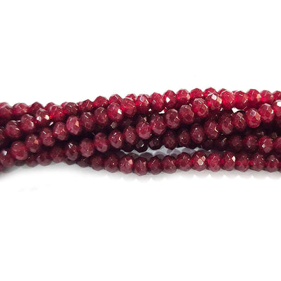 4mm Faceted Rondelle Agate Beads with a sparkling cut, ideal for delicate bracelets, necklaces, and premium jewelry making. Durable, elegant, and perfect for DIY designers. Sold Per Line, approx 113~115 beads