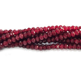 4mm Faceted Rondelle Agate Beads with a sparkling cut, ideal for delicate bracelets, necklaces, and premium jewelry making. Durable, elegant, and perfect for DIY designers. Sold Per Line, approx 113~115 beads