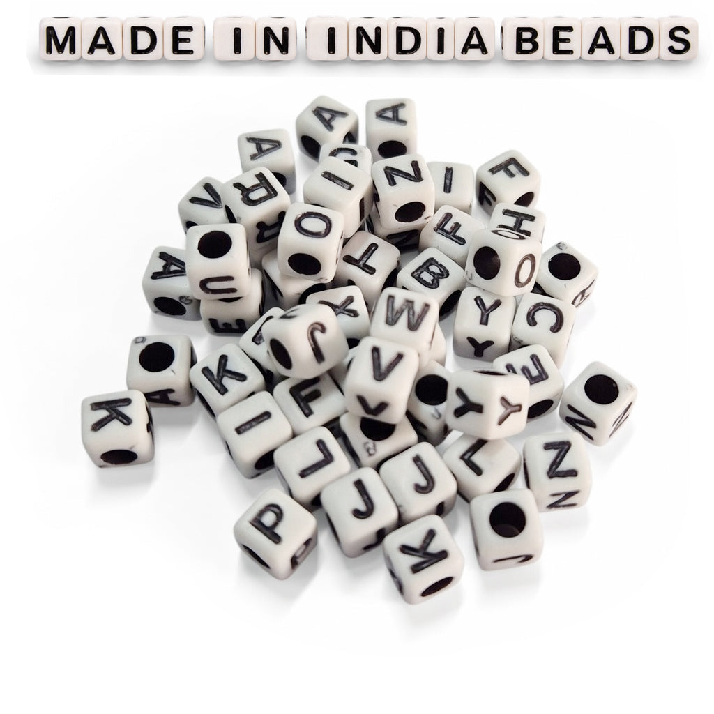 200pcs, Alphabet, Cube Shape, DIY Beads, best for bracelet making