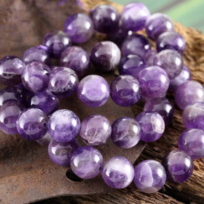 AAA QUALITY AMETHYST' 1 STRING/LINE PACK OF 8 MM 45-46 BEADS APPROX