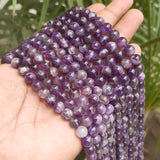 AAA QUALITY AMETHYST' 1 STRING/LINE PACK OF 8 MM 45-46 BEADS APPROX