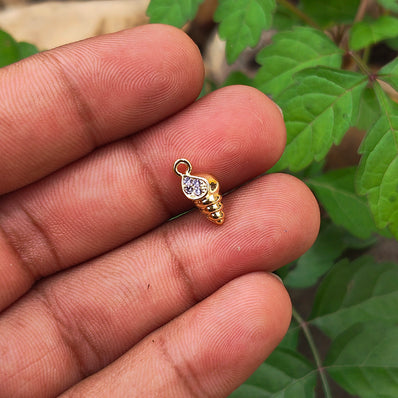 1 PIECE PACK' APPROX 12x5 MM SIZE 'STAINLESS STEEL ELEGANCE MINI CHARMS