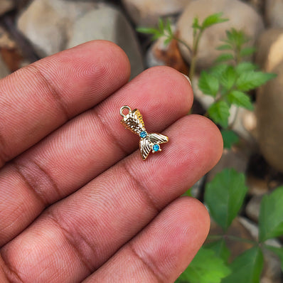 1 PIECE PACK' APPROX 14x7 MM SIZE 'MERMAID STAINLESS STEEL ELEGANCE MINI CHARMS