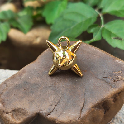 1 PIECE PACK' APPROX 14 MM SIZE 'EXPLOSIVE STAINLESS STEEL ELEGANCE MINI CHARMS