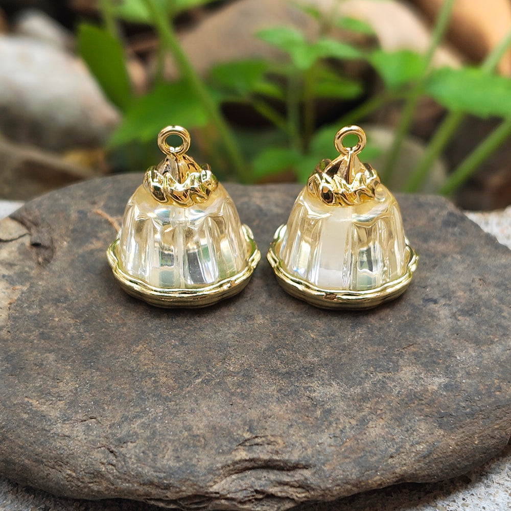 1 PIECE PACK' APPROX 17x15 MM SIZE 'FANCY STAINLESS STEEL ELEGANCE MINI CHARMS