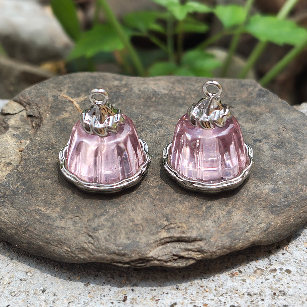 1 PIECE PACK' APPROX 17x15 MM SIZE 'FANCY STAINLESS STEEL ELEGANCE MINI CHARMS