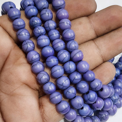 8mm Round Resin Beads, Sold Per 50 Pcs Pack in String, string size about 13 Inches Note Color may slight differ due to device
