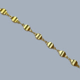1 Meter Pack' Gold Plated Italian Fancy Chain for jewelry making