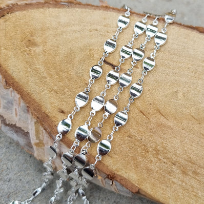 1 Meter Pack' Gold Plated Italian Fancy Chain for jewelry making