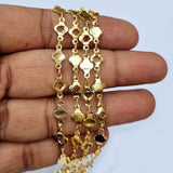 1 Meter Pack' Gold Plated Italian Fancy Chain for jewelry making