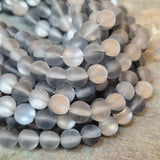 1 STRING/LINE PACK MYSTIC AURA QUARTZ 8 MM ROUND 46-47 BEADS APPROX