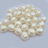 50 grams pkg. Acrylic Flux beads for jewelry making Barrel shape 10mm approx 90 beads