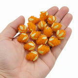 2 Pcs Handmade Raspberry beads for jewelry making in size about 18x20mm