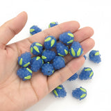 2 Pcs Handmade Raspberry beads for jewelry making in size about 18x20mm