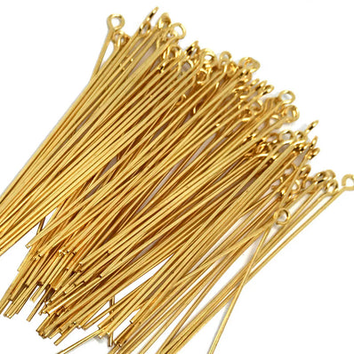 50 Grams Pack, Approx 000~000 Pcs in a Pack 50mm Size eye pin (Loop pin) in 23 Gauge wire for