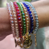 MADEININDIABEADS- EXCLUSIVE OFFER JUST RS. 89.00 ' GRAB BAG OF BEADED BRACELETS, 6 COLOR COMBO PACK' @15 INR PER PIECE