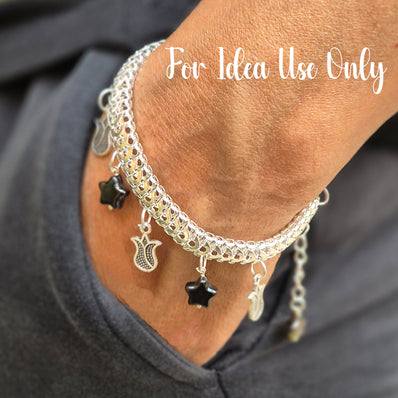 1 PIECE PACK' DIY BRACELET CHAIN WITH EXTENDER