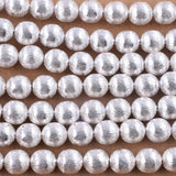 10 PIECES PACK' 10 MM SILVER POLISHED BRUSHED BRASS BEADS