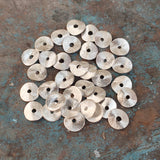 50 PIECES PACK' 8 MM APPROX SIZE' SUPER QUALITY BRASS BRUSHED BEADS