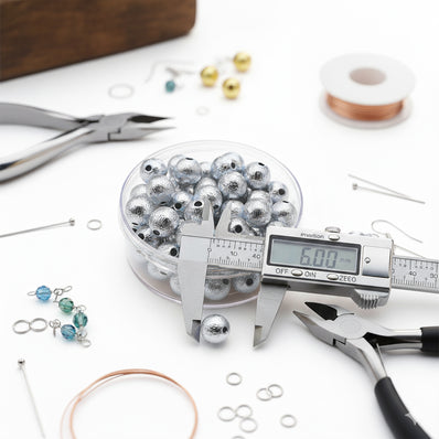 10 PCS PACK 6 MM' SILVER PLATED BRUSHED ROUND BEADS BEST QUALITY