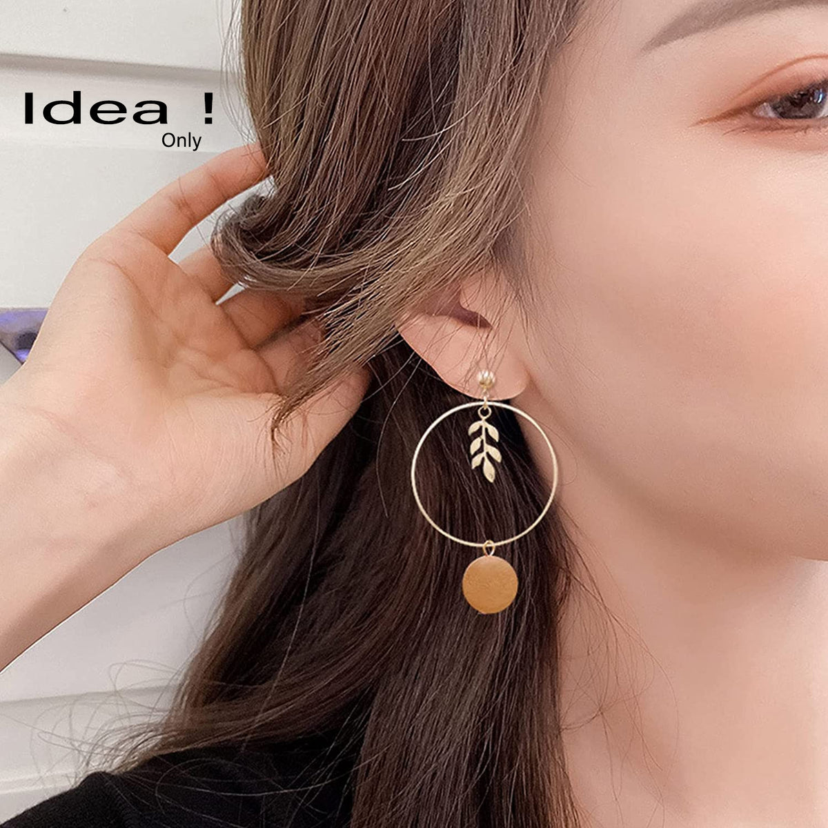 6 Bead Beaded Earrings 18mm Round Circle Stud Post & Backs W/connector Loop  Holes Dangle Style Earring Findings Jewelry Making 