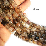 CUBE ONYX BEADS, 10MM GEMSTONE BEADS GEMSTONES BEADS SOLD PER LINE ABOUT APPROX 39~41 BEADS