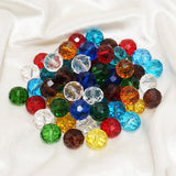50 GRAMS PACK' MIX PACK OF RONDEL TYRE FACETED FANCY GLASS CRYSTAL BEADS