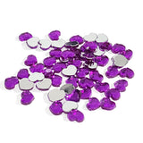 500 Pcs Pack Heart Shape Rhinestones for adornment Size mentioned on  image