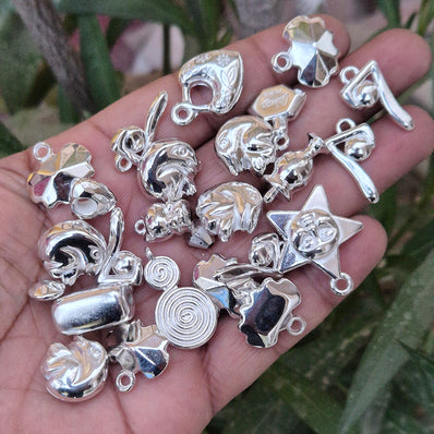 50 PIECES MIX PACK OF ASSORTED CHARMS
