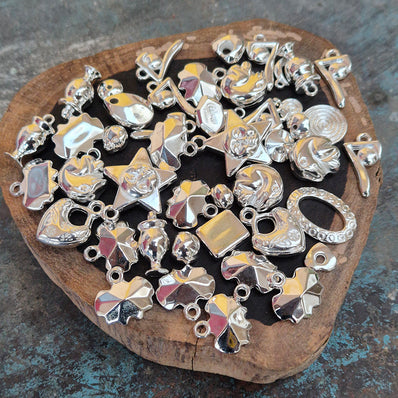 50 PIECES MIX PACK OF ASSORTED CHARMS