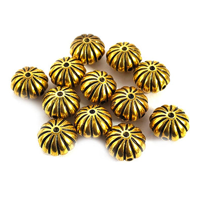 20 pcs Pkg. Metallic Acrylic material fine quality of beads for crafts and jewelry Making