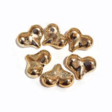 10 Pieces Pack' Metallic Acrylic material fine quality of beads for crafts and jewelry Manking