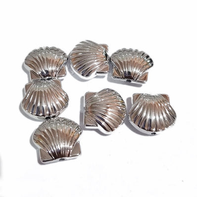 10 Pieces Pack' Metallic Acrylic material fine quality of beads for crafts and jewelry Manking