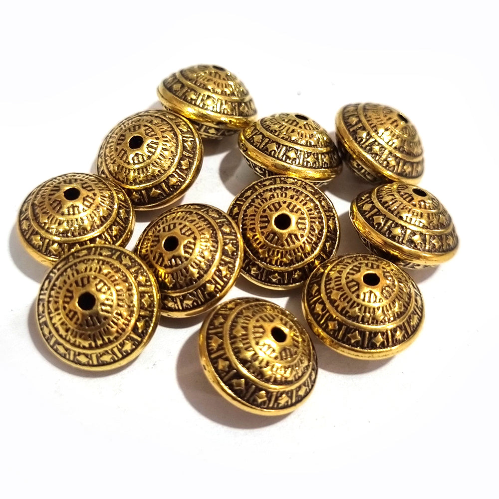 25pcs Pkg. Metallic Acrylic material fine quality of beads for crafts and jewelry Manking