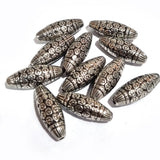 25pcs Pkg. Metallic Acrylic material fine quality of beads for crafts and jewelry Manking