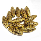 25pcs Pkg. Metallic Acrylic material fine quality of beads for crafts and jewelry Manking