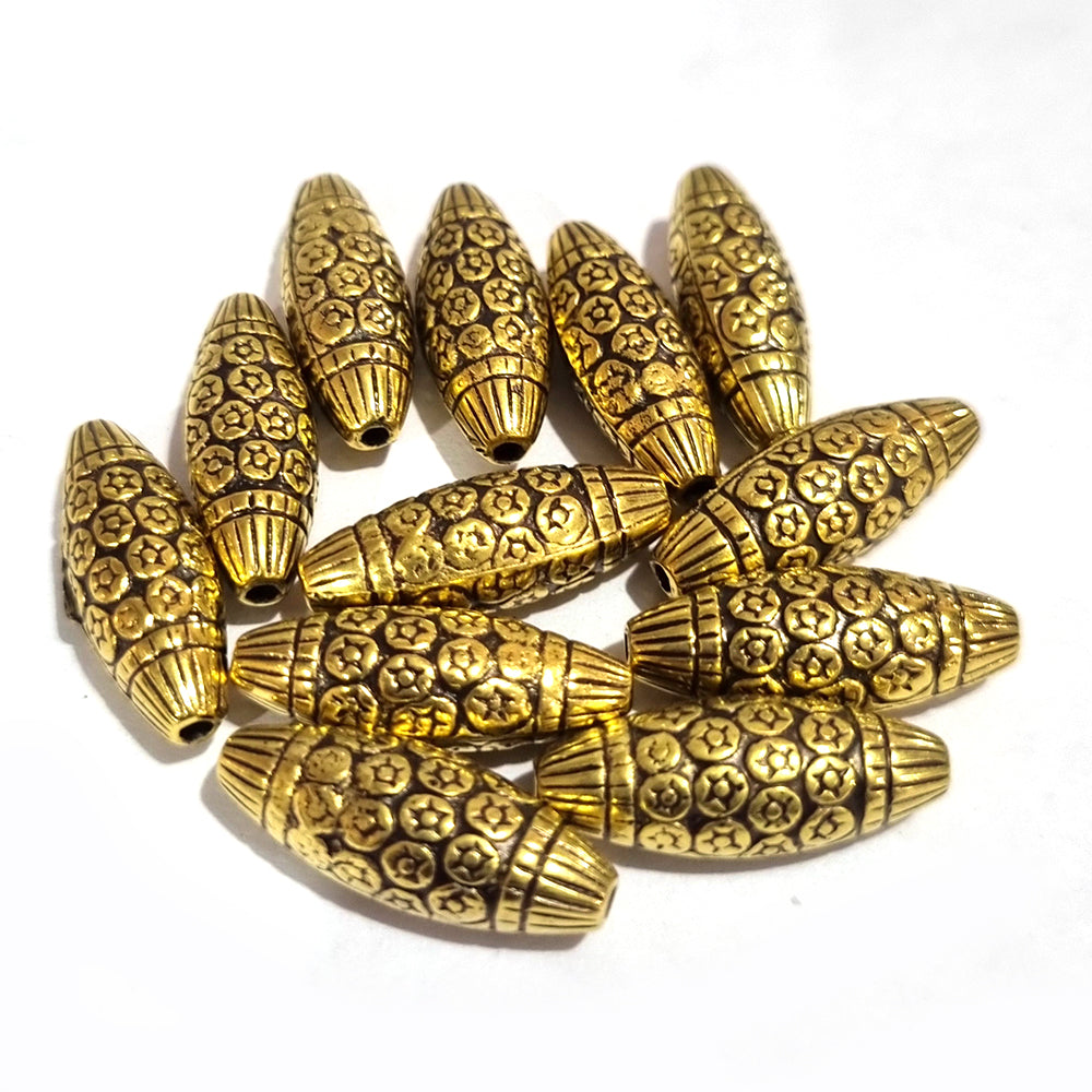 25pcs Pkg. Metallic Acrylic material fine quality of beads for crafts and jewelry Manking