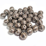 40pcs Pkg. Metallic Acrylic material fine quality of beads for crafts and jewelry Manking
