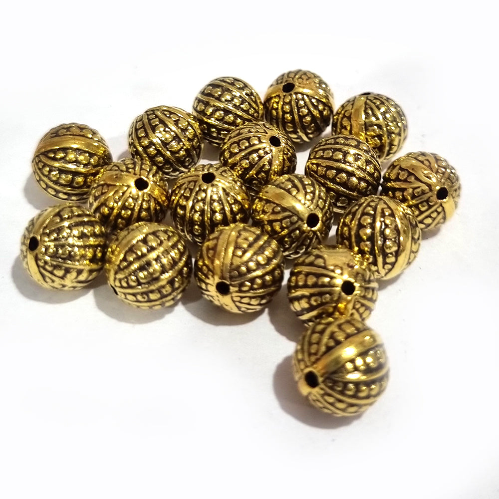 30pcs Pkg. Metallic Acrylic material fine quality of beads for crafts and jewelry Manking