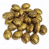50pcs Pkg. Metallic Acrylic material fine quality of beads for crafts and jewelry Manking
