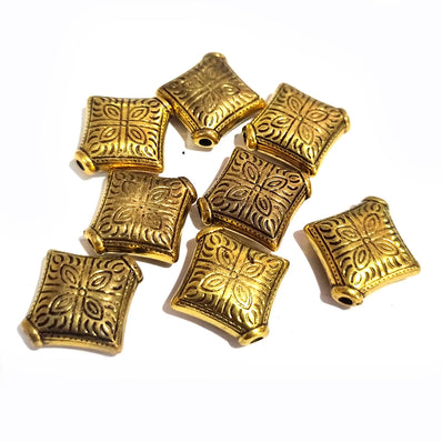 25pcs Pkg. Metallic Acrylic material fine quality of beads for crafts and jewelry Manking