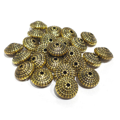 30 pcs Pkg. Metallic Acrylic material fine quality of beads for crafts and jewelry Making