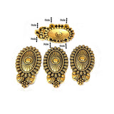 10pcs, Gold Oxidized Plated Fine Metal craft Connector Jewelry making Findings 5 Hole 15x27mm