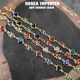 1 METER PACK' SUPER QUALITY KOREAN IMPORTED ANTI TARNISH FANCY CHAINS