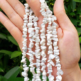 1 STRING/LINE PACK OF UNCUT HOWLITE UNCUT CHIPS BEADS