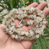 1 STRING/LINE PACK OF UNCUT SERPENTINE UNCUT CHIPS BEADS